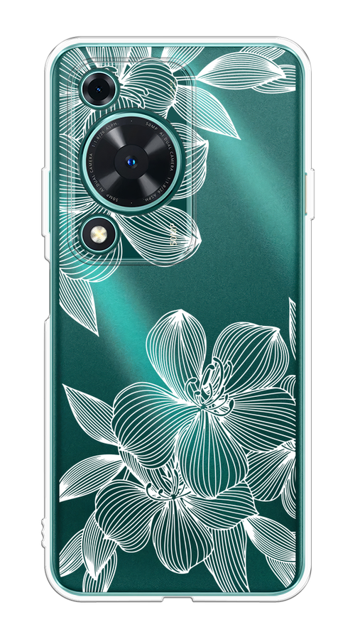 

Чехол на Huawei Nova Y72 "Крокус", Белый;прозрачный, 6123650-1