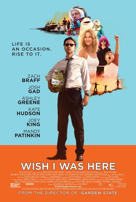 

Постер к фильму "Хотел бы я быть здесь" (Wish I Was Here) 50x70 см