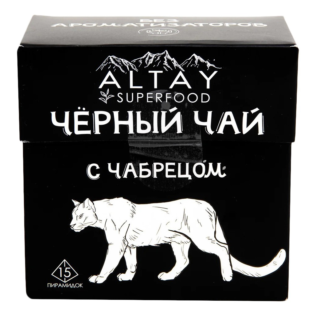 

Чай черный Altay Superfood с чабрецом в пирамидках 2 г х 15 шт