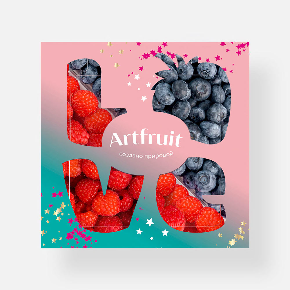 

Ягодный микс Artfruit малина-голубика 500 г