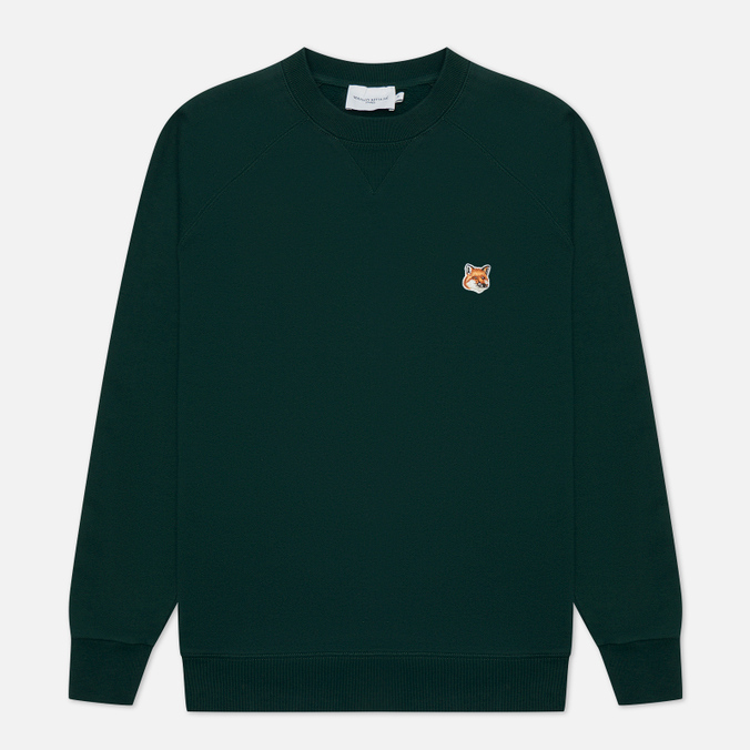 

Свитшот мужской Maison Kitsune HM00308KM0001 зеленый XL, HM00308KM0001