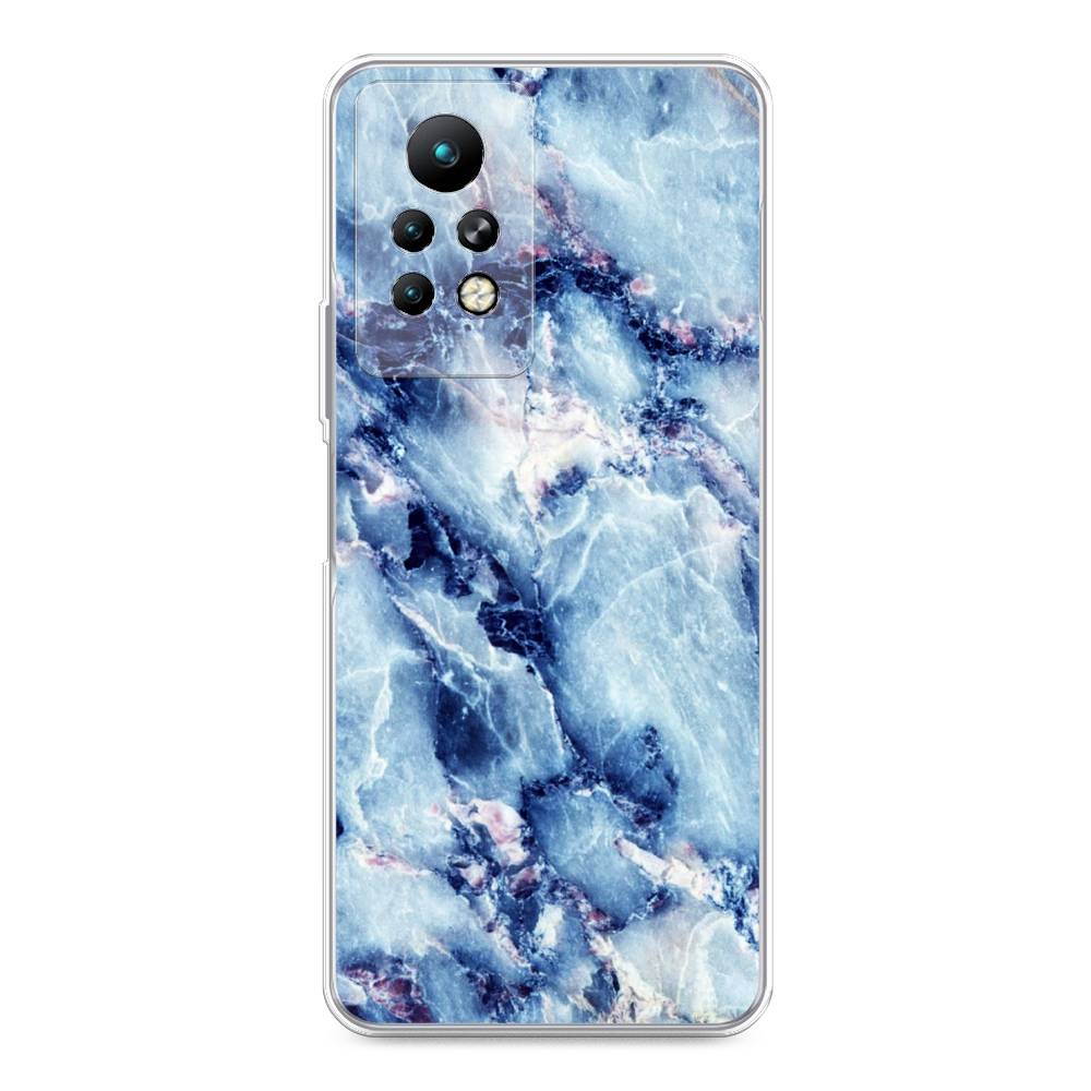 

Чехол для Infinix Note 11 Pro "Мрамор с синими прожилками", Синий, 3100550-3