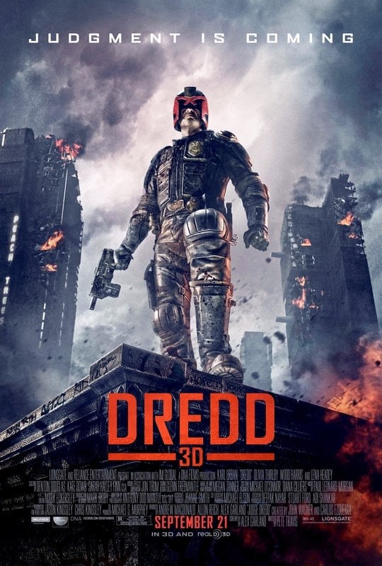 

Постер к фильму "Судья Дредд 3D" (Dredd) 50x70 см
