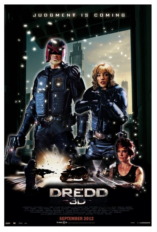 

Постер к фильму "Судья Дредд 3D" (Dredd) 50x70 см