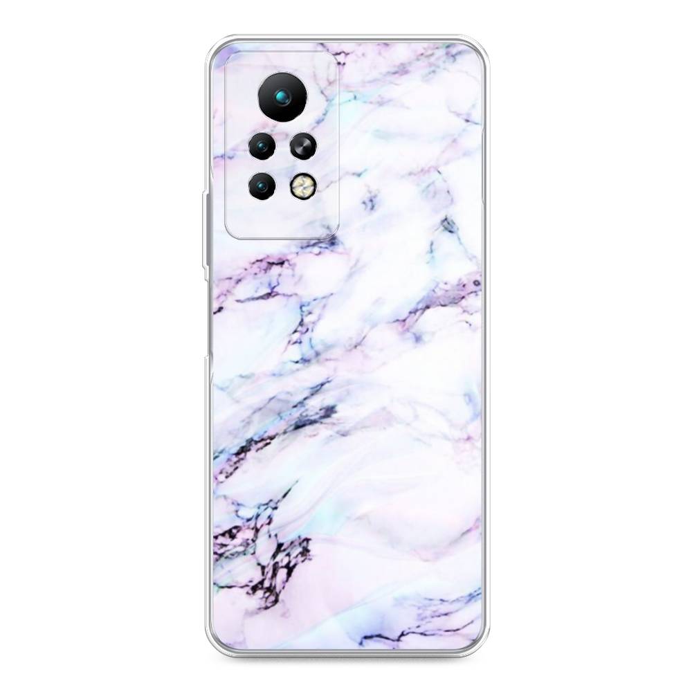 

Чехол для Infinix Note 11 Pro "Радужный мрамор", Серый;фиолетовый, 3100550-3