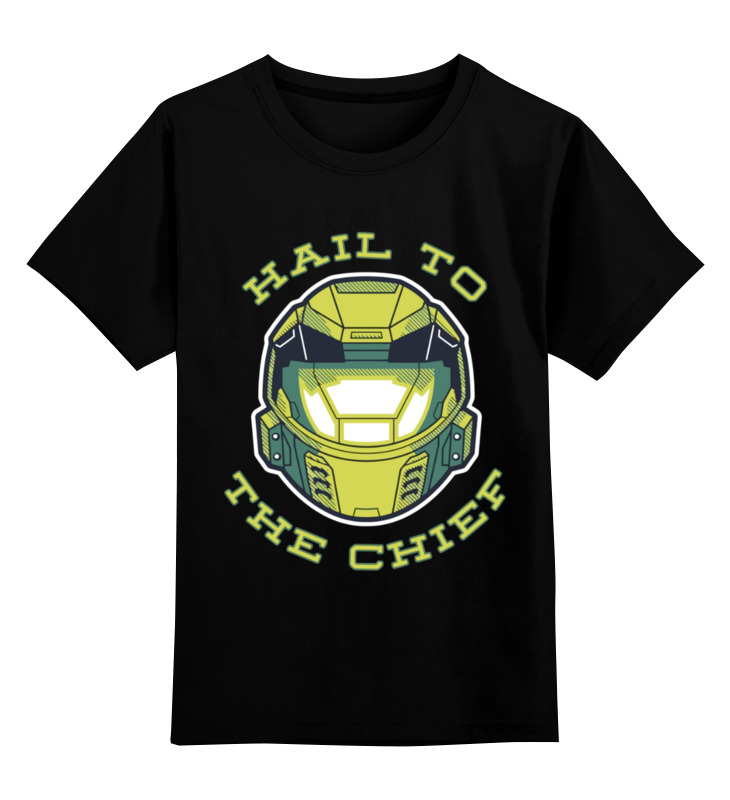 

Детская футболка Printio Хало halo цв.черный р.140, 0000003362127