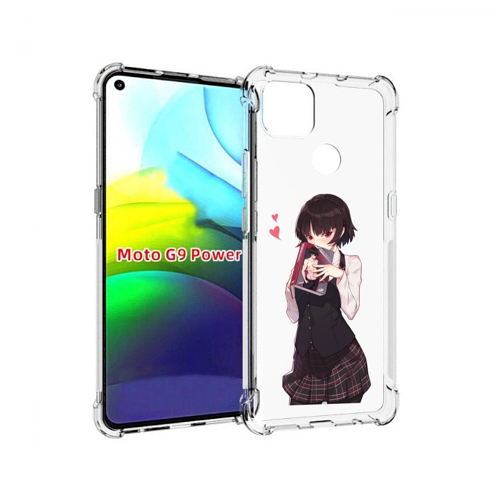 

Чехол MyPads Persona 5 - Makoto Niijima для Motorola Moto G9 Power, Прозрачный, Tocco