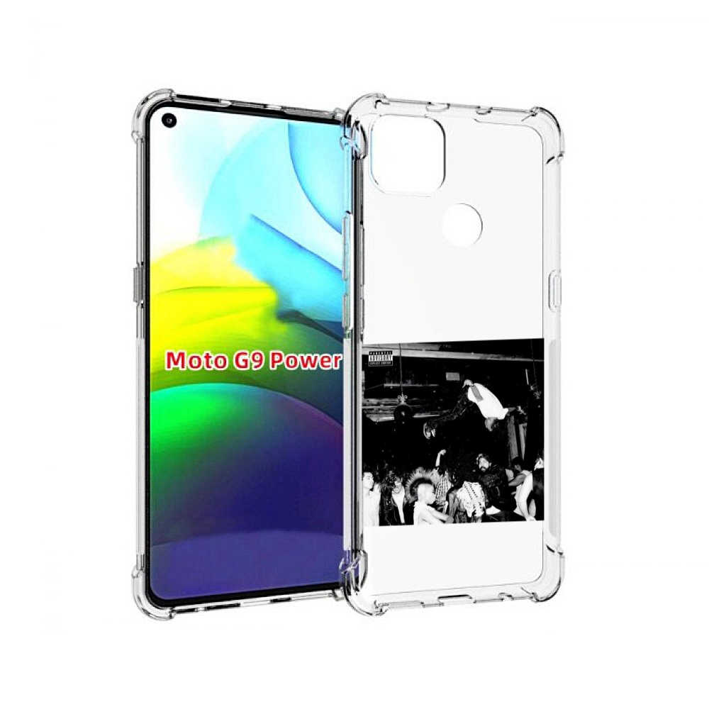

Чехол MyPads Playboi Carti - Die Lit для Motorola Moto G9 Power, Прозрачный, Tocco
