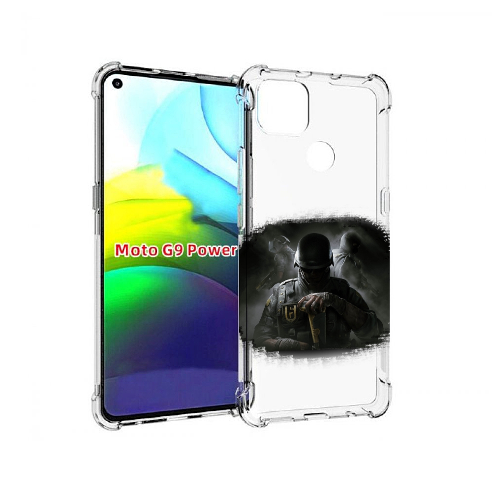 

Чехол MyPads Rainbow Six Siege для Motorola Moto G9 Power, Прозрачный, Tocco