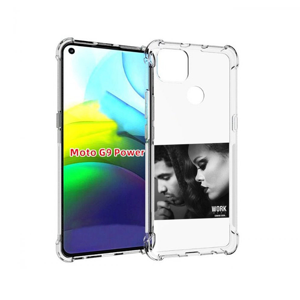 

Чехол MyPads Rihanna feat для Motorola Moto G9 Power, Прозрачный, Tocco