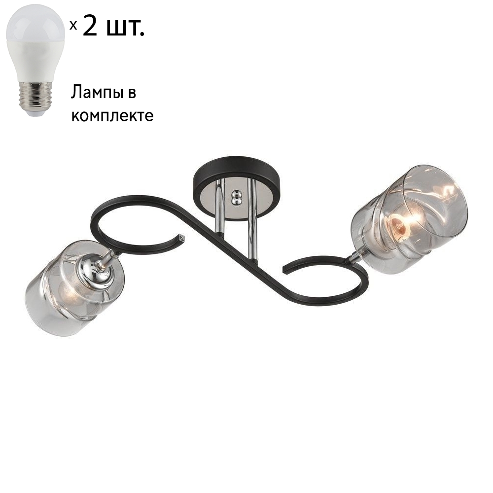 

Потолочная люстра с лампочками Velante 235-107-02+Lamps E27 P45