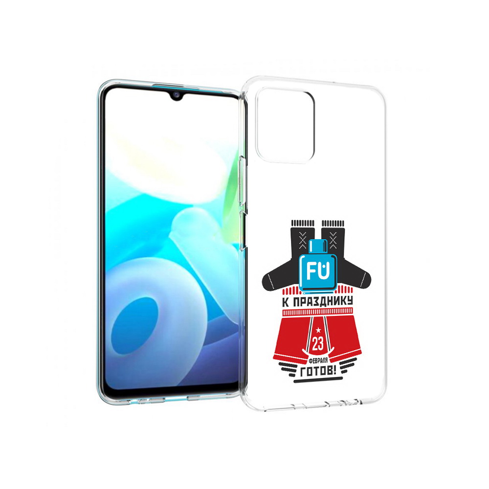 

Чехол MyPads Tocco для Vivo Y15s 23 февраля подарки к празднику (PT224456.390.13), Прозрачный, Tocco