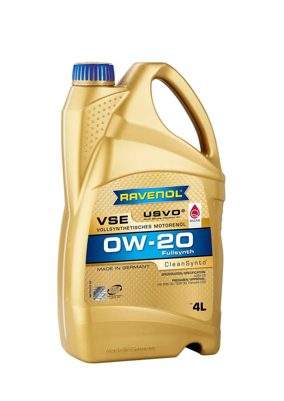 фото Моторное масло ravenol vse 0w20 4 л