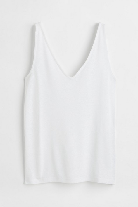 

Топ женский H&M 106350600 белый XXL (доставка из-за рубежа), 106350600