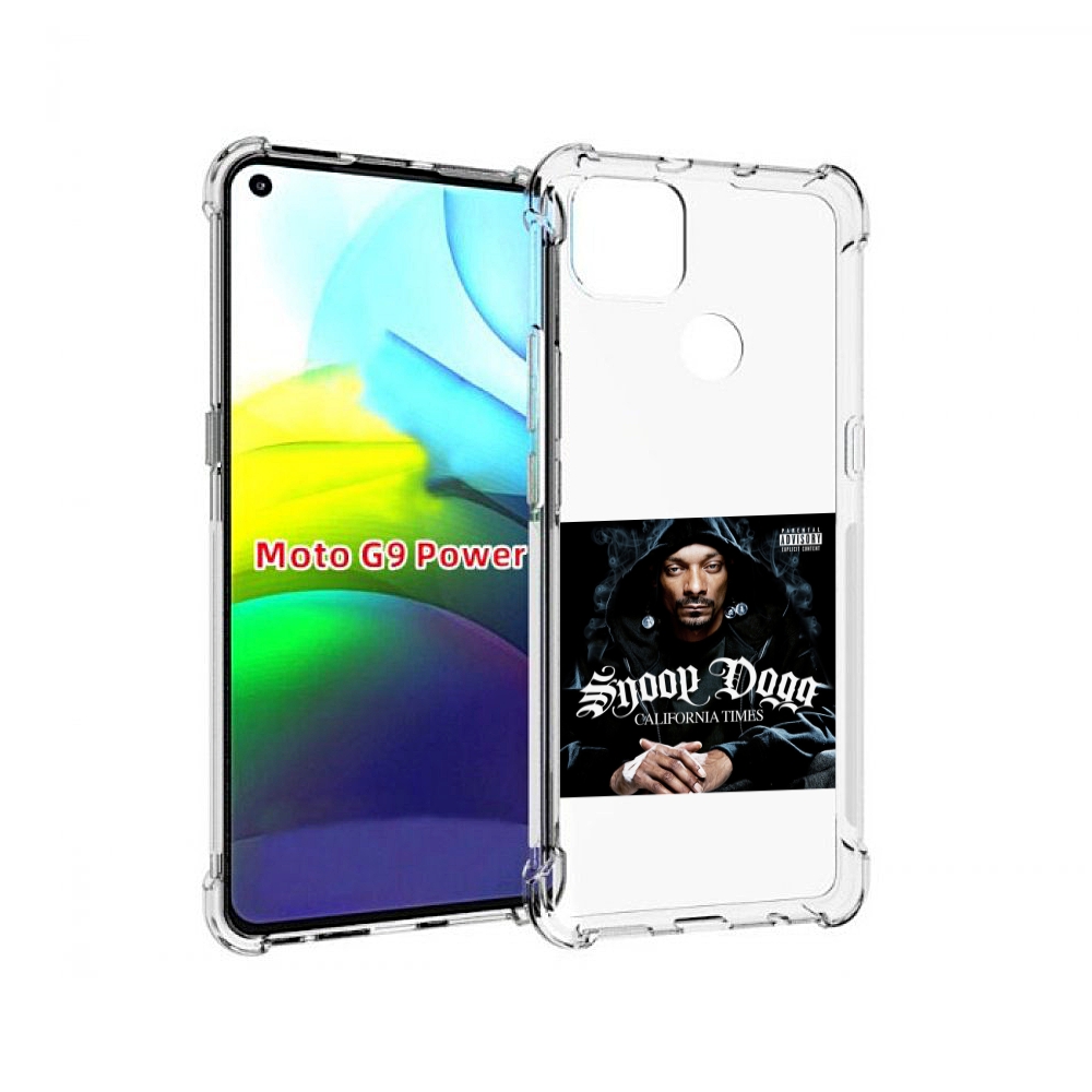 

Чехол MyPads Snoop Dogg CALIFORNIA TIMES для Motorola Moto G9 Power, Прозрачный, Tocco