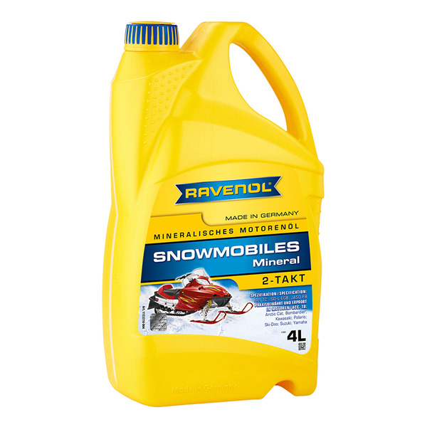 Масло для 2-Такт снегоходов RAVENOL Snowmobiles Mineral 2-Takt ( 4л) new 4014835729599