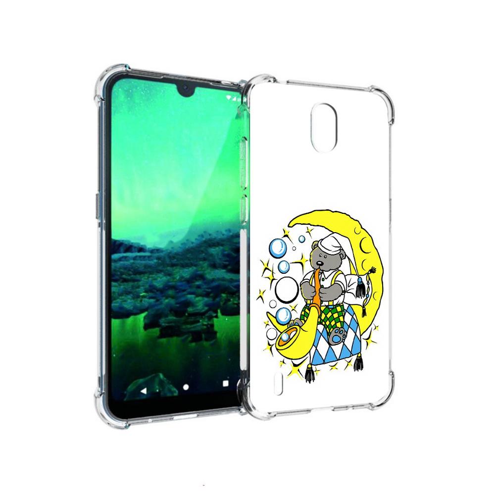 

Чехол MyPads Tocco для Nokia 1.3 Сырная луна (PT227048.104.167), Прозрачный, Tocco