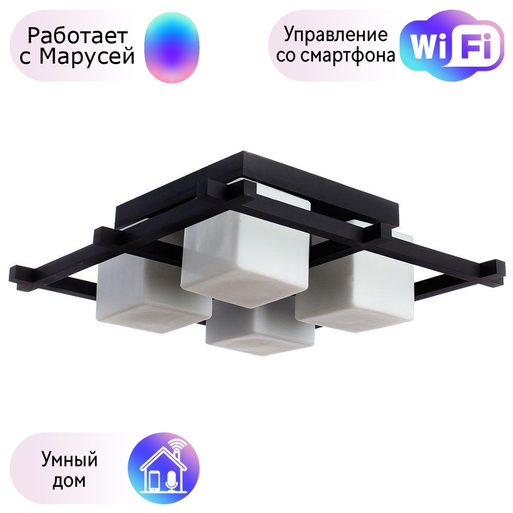 

Потолочная люстра Arte Lamp 95 с поддержкой Маруся A8252PL-4CK-М