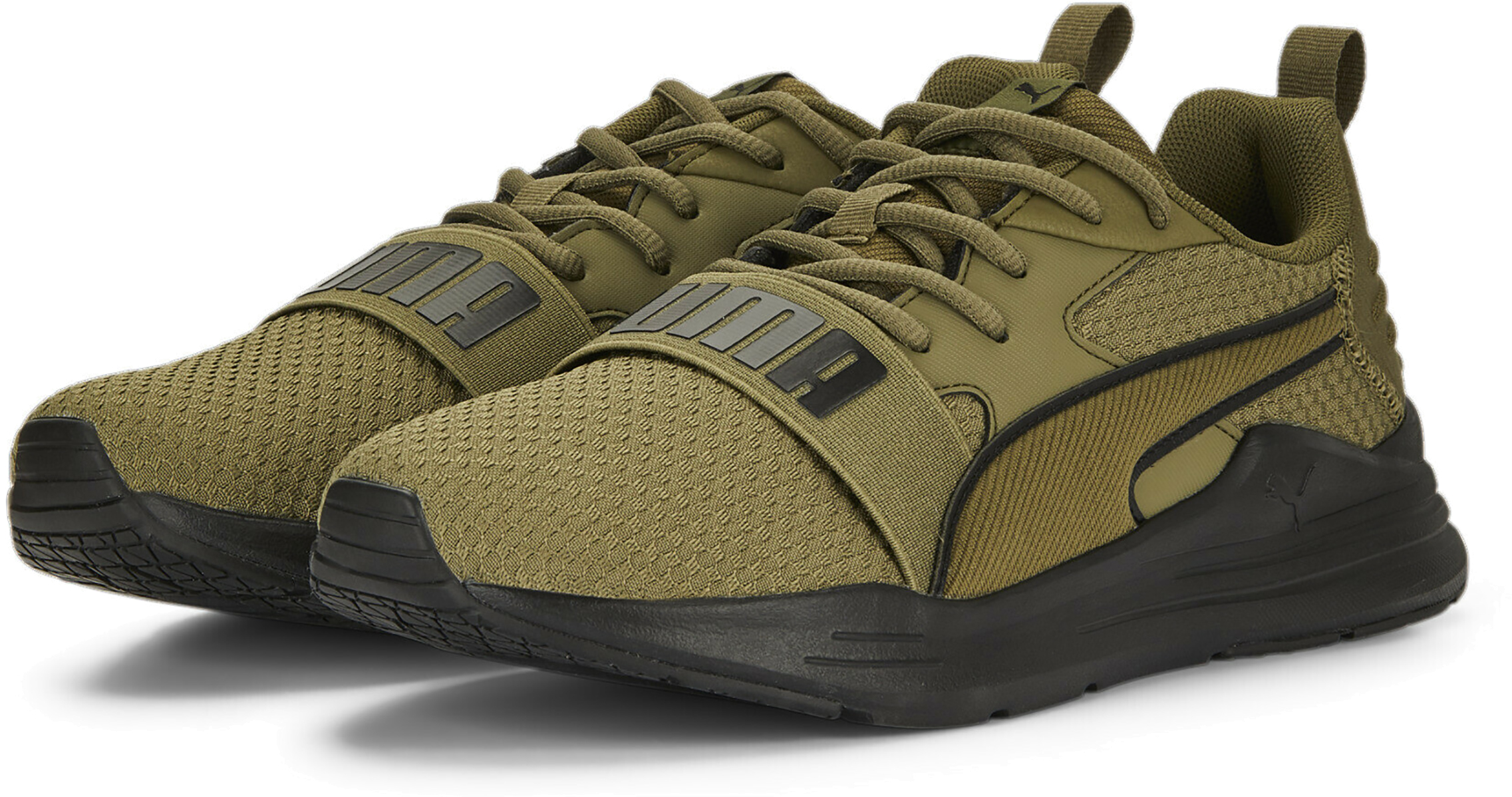 

Кроссовки унисекс PUMA Wired Run Pure хаки 9,5 UK, Wired Run Pure