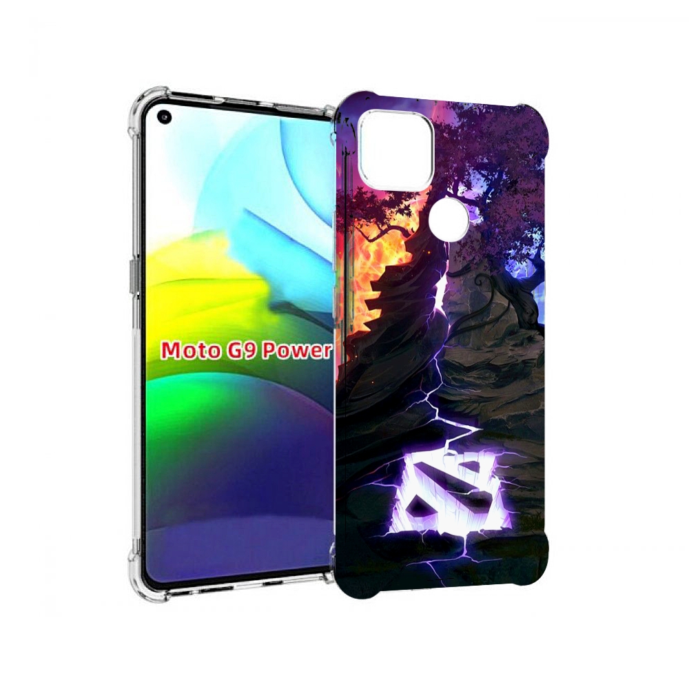 

Чехол MyPads dota 2 логотип для Motorola Moto G9 Power, Прозрачный, Tocco