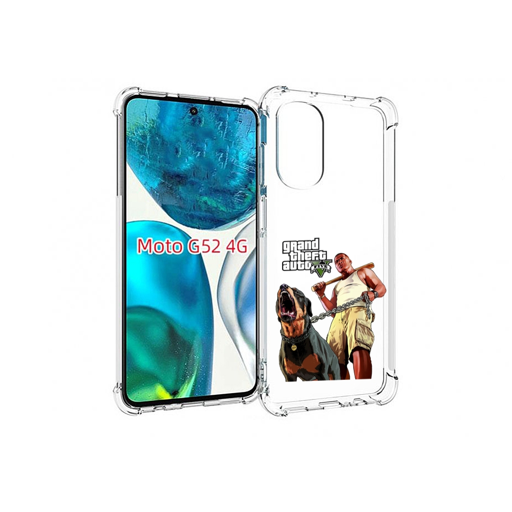 

Чехол MyPads GTA грозная собака для Motorola Moto G82 / Moto G52, Прозрачный, Tocco