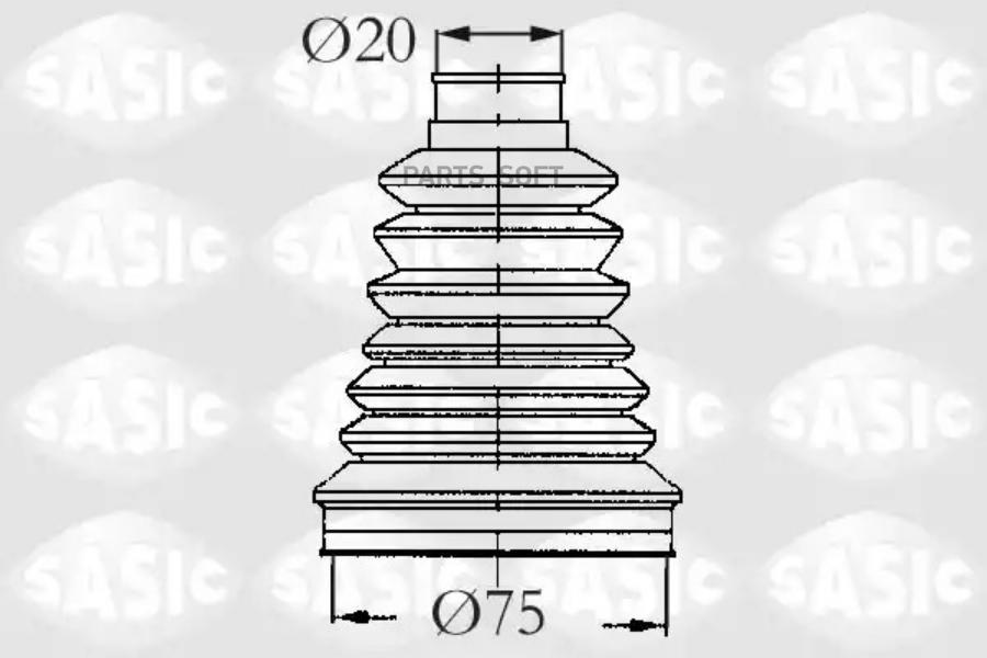 

Пыльник ШРУСа PSA SASIC 2933083