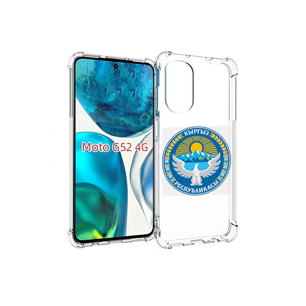 

Чехол MyPads герб-киргизия для Motorola Moto G82 / Moto G52, Прозрачный, Tocco
