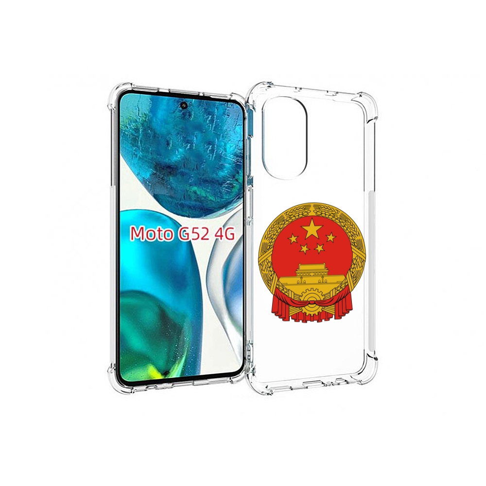 

Чехол MyPads герб-китаи для Motorola Moto G82 / Moto G52, Прозрачный, Tocco