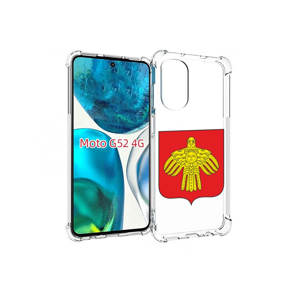 

Чехол MyPads герб-коми-сыктывкар для Motorola Moto G82 / Moto G52, Прозрачный, Tocco