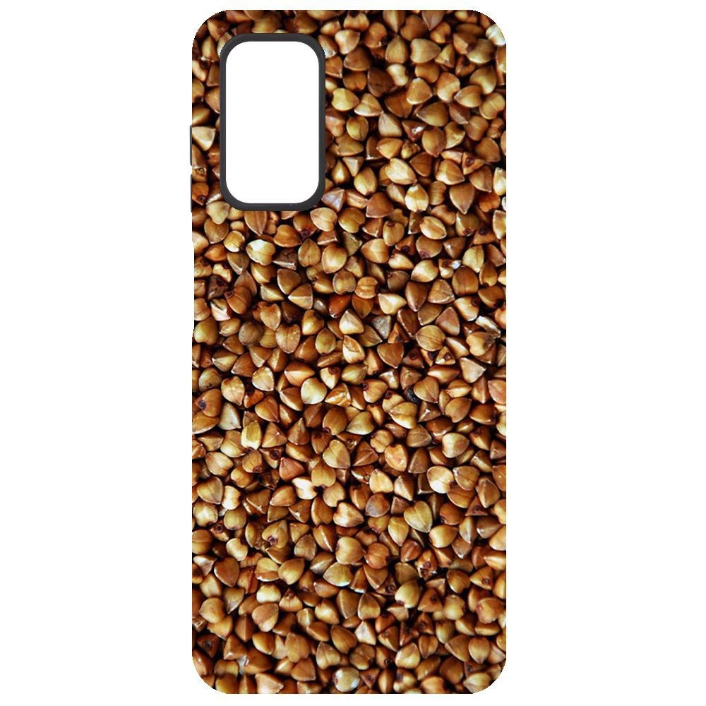

Чехол-накладка Krutoff Soft Case Гречка для Samsung Galaxy A13 (A135), Черный