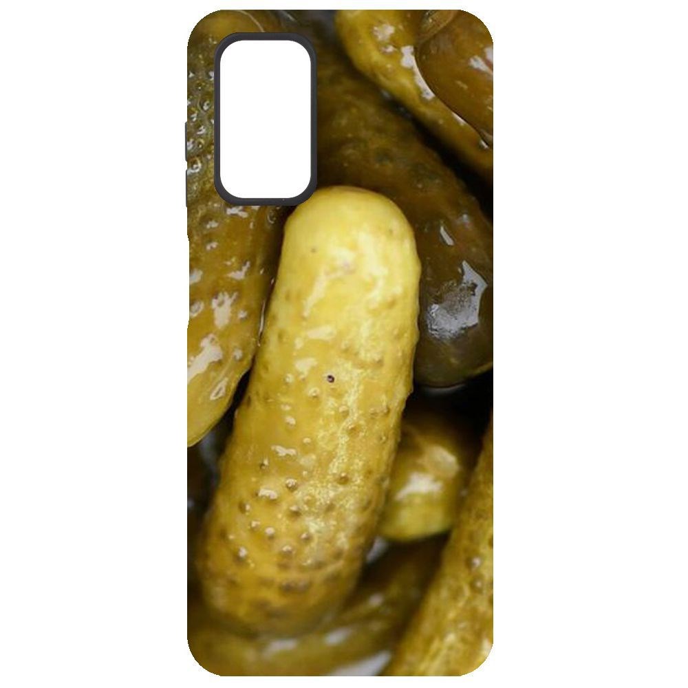 

Чехол-накладка Krutoff Soft Case Огурчики для Samsung Galaxy A13 (A135), Черный