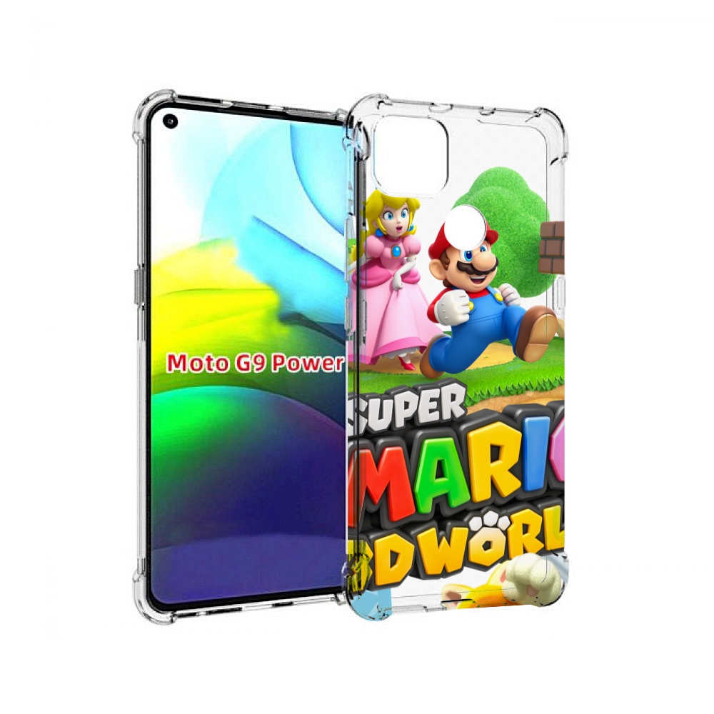 

Чехол MyPads Super Mario 3D World для Motorola Moto G9 Power, Прозрачный, Tocco