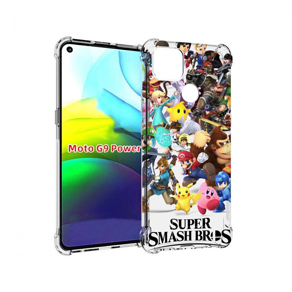 

Чехол MyPads Super Smash Bros для Motorola Moto G9 Power, Прозрачный, Tocco