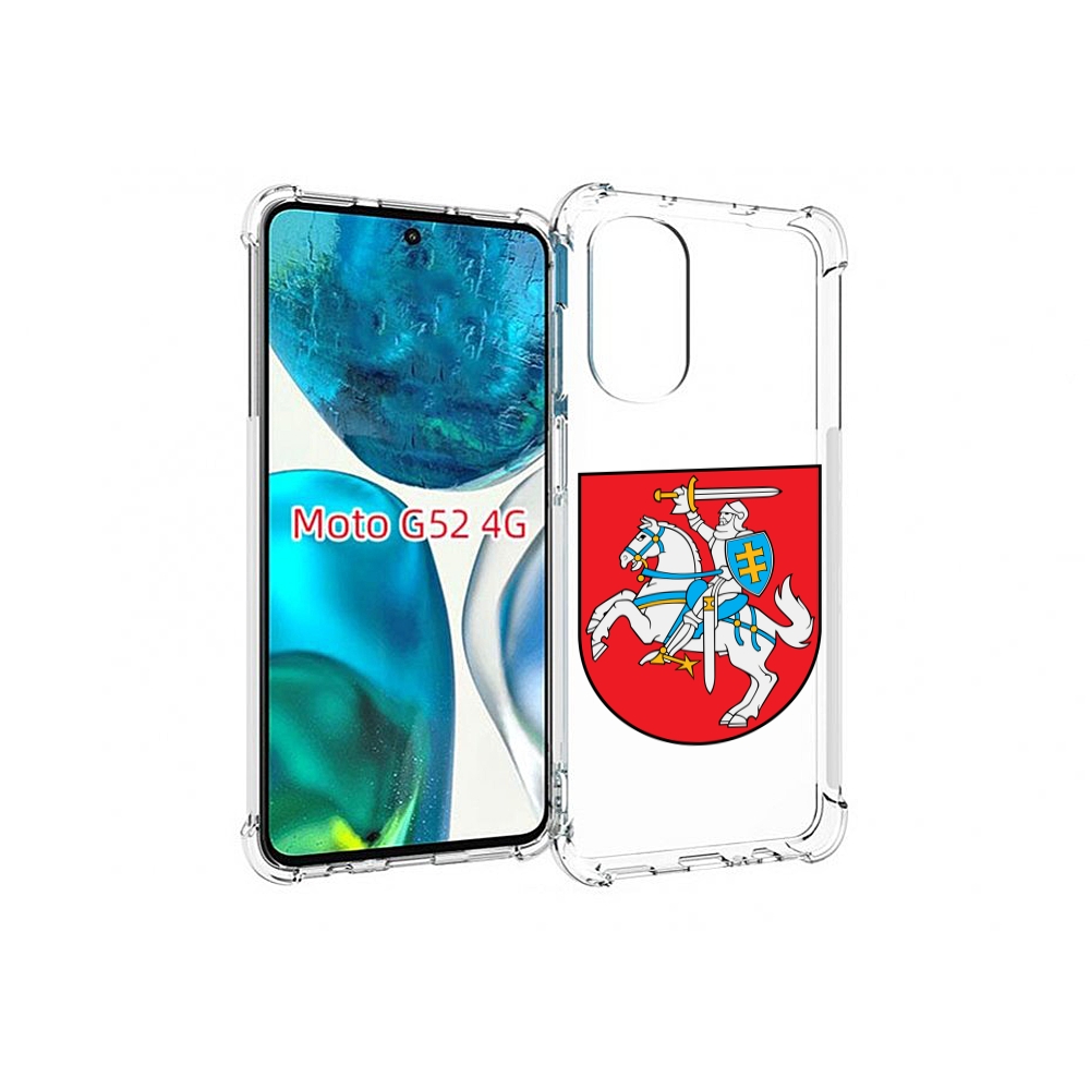 

Чехол MyPads герб-литва для Motorola Moto G82 / Moto G52, Прозрачный, Tocco