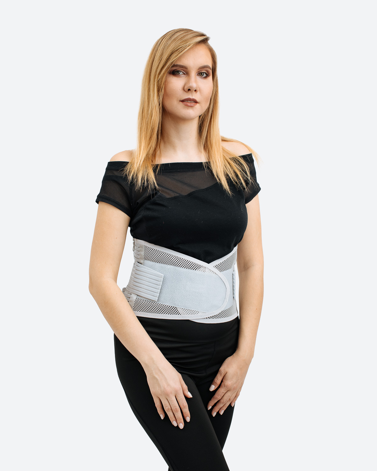 Пояс пояснично-крестцовый AIR АЛЬМЕД серый р. M