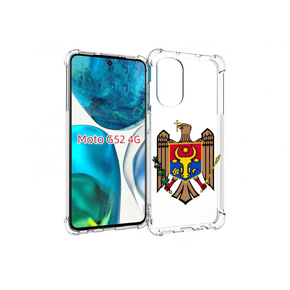 

Чехол MyPads герб-молдовы для Motorola Moto G82 / Moto G52, Прозрачный, Tocco
