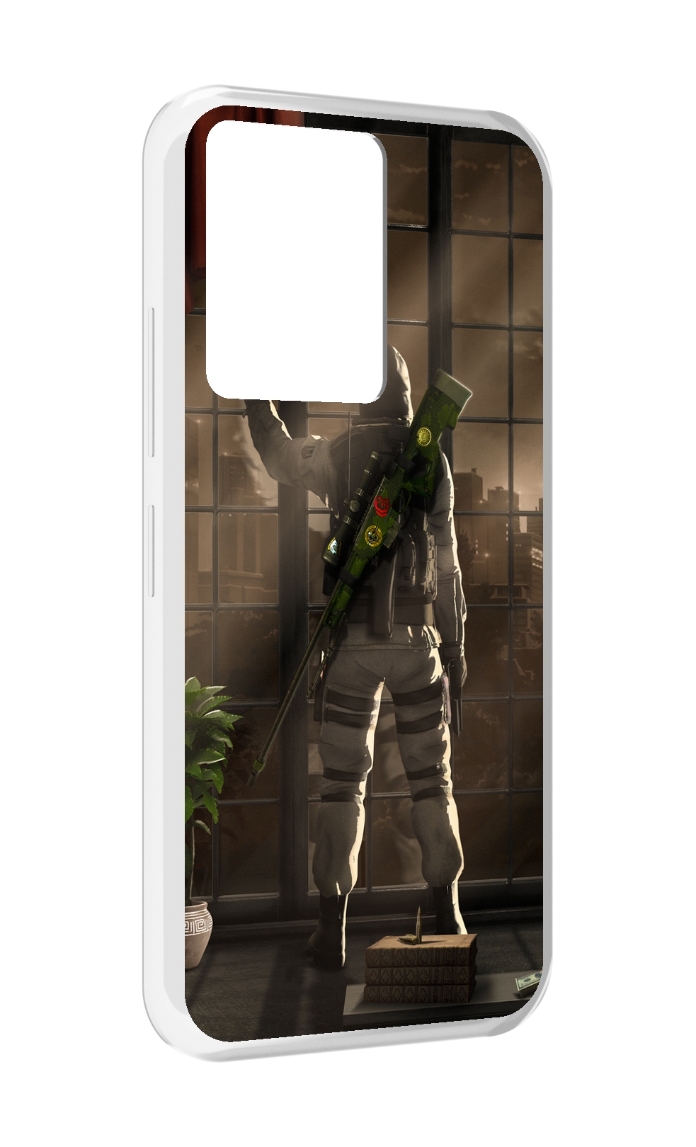 

Чехол MyPads Контр-Страйк-в-дыму для Infinix Note 12 5G X671 / Note 12 Pro 5G, Прозрачный, Tocco