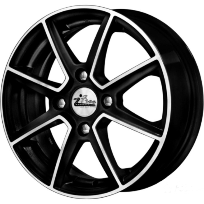 

Диски R14 4x100 5,5J ET42 D67,1 iFree Майами Блэк-Джек, Черный;хромированный