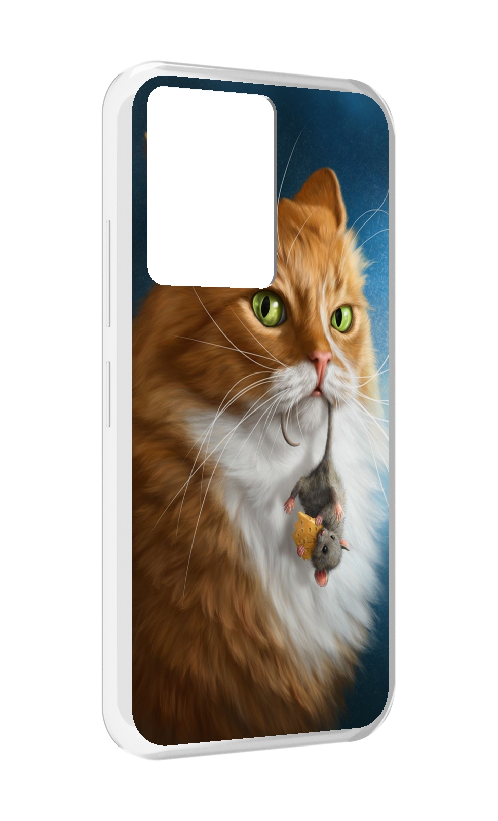 

Чехол MyPads Кот-и-мышь для Infinix Note 12 5G X671 / Note 12 Pro 5G, Прозрачный, Tocco