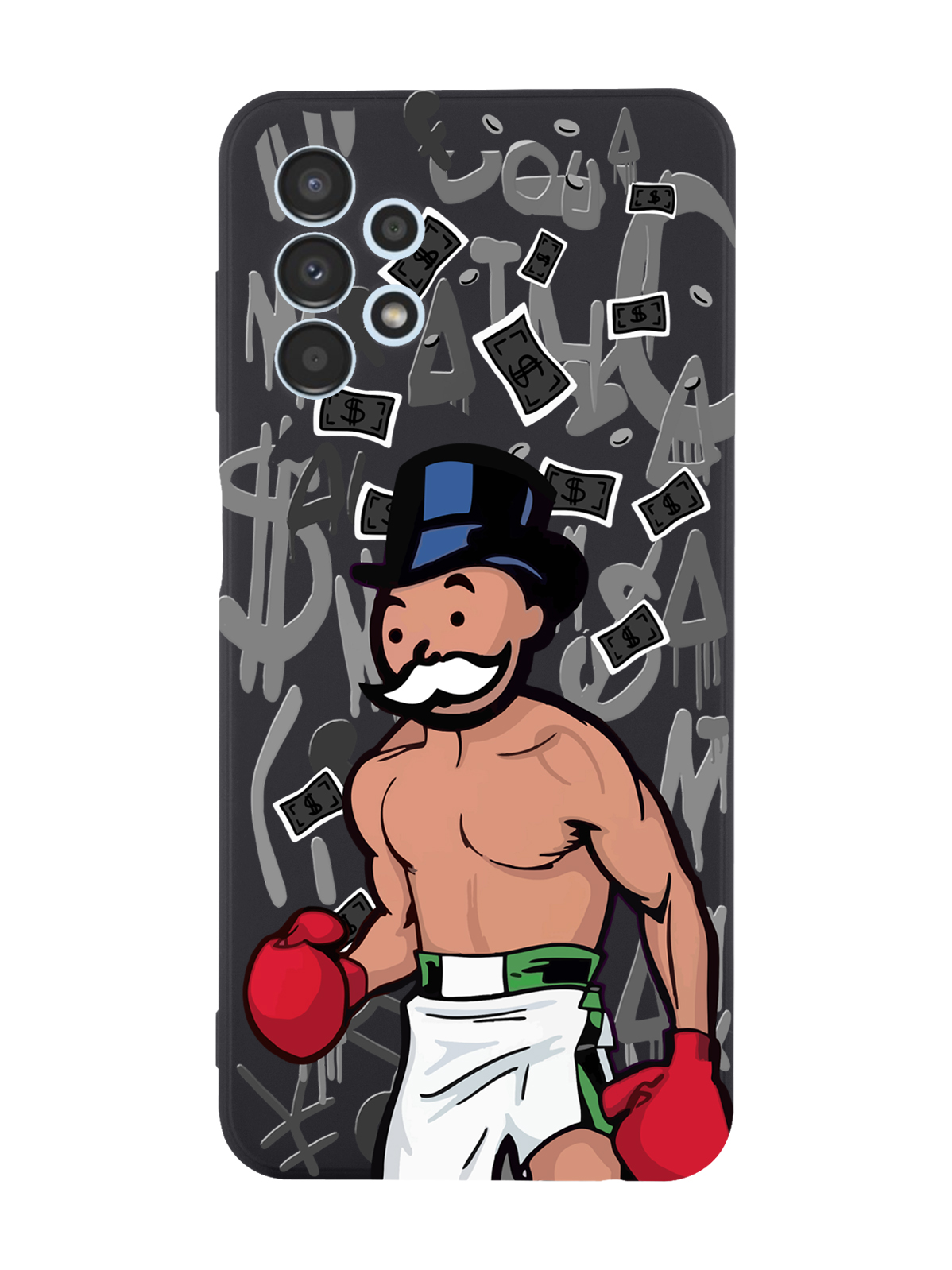 фото Чехол musthavecase для samsung galaxy a13 4g monopoly boxing монополия боксер черный