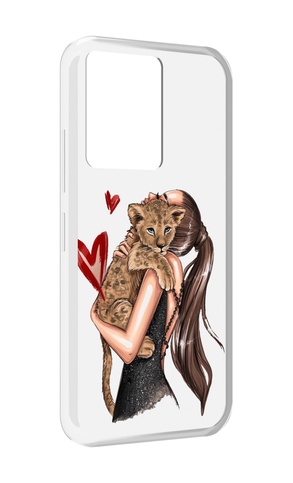 

Чехол MyPads Кошачья-любовь для Infinix Note 12 5G X671 / Note 12 Pro 5G, Прозрачный, Tocco