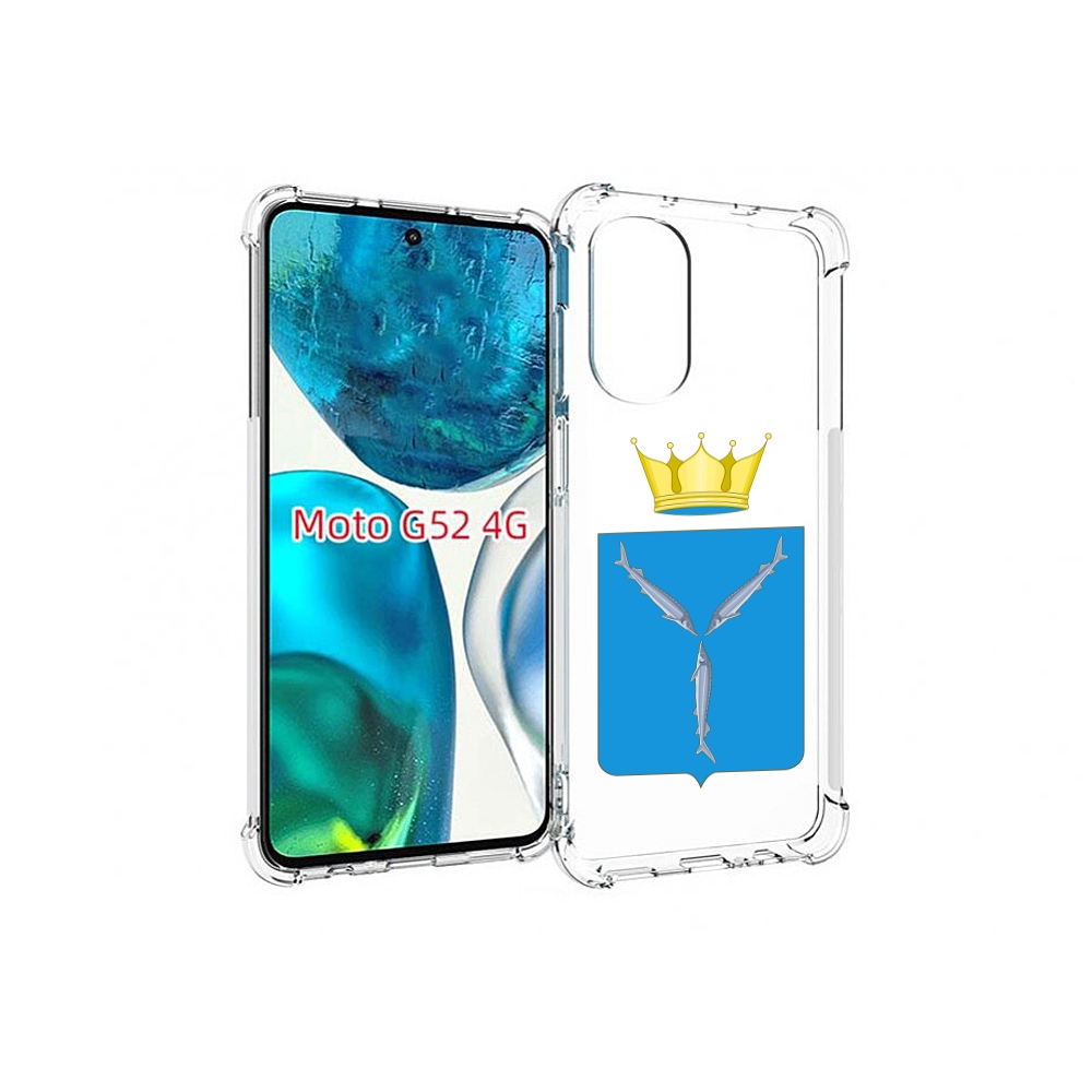 

Чехол MyPads герб-саратовская-область для Motorola Moto G82 / Moto G52, Прозрачный, Tocco