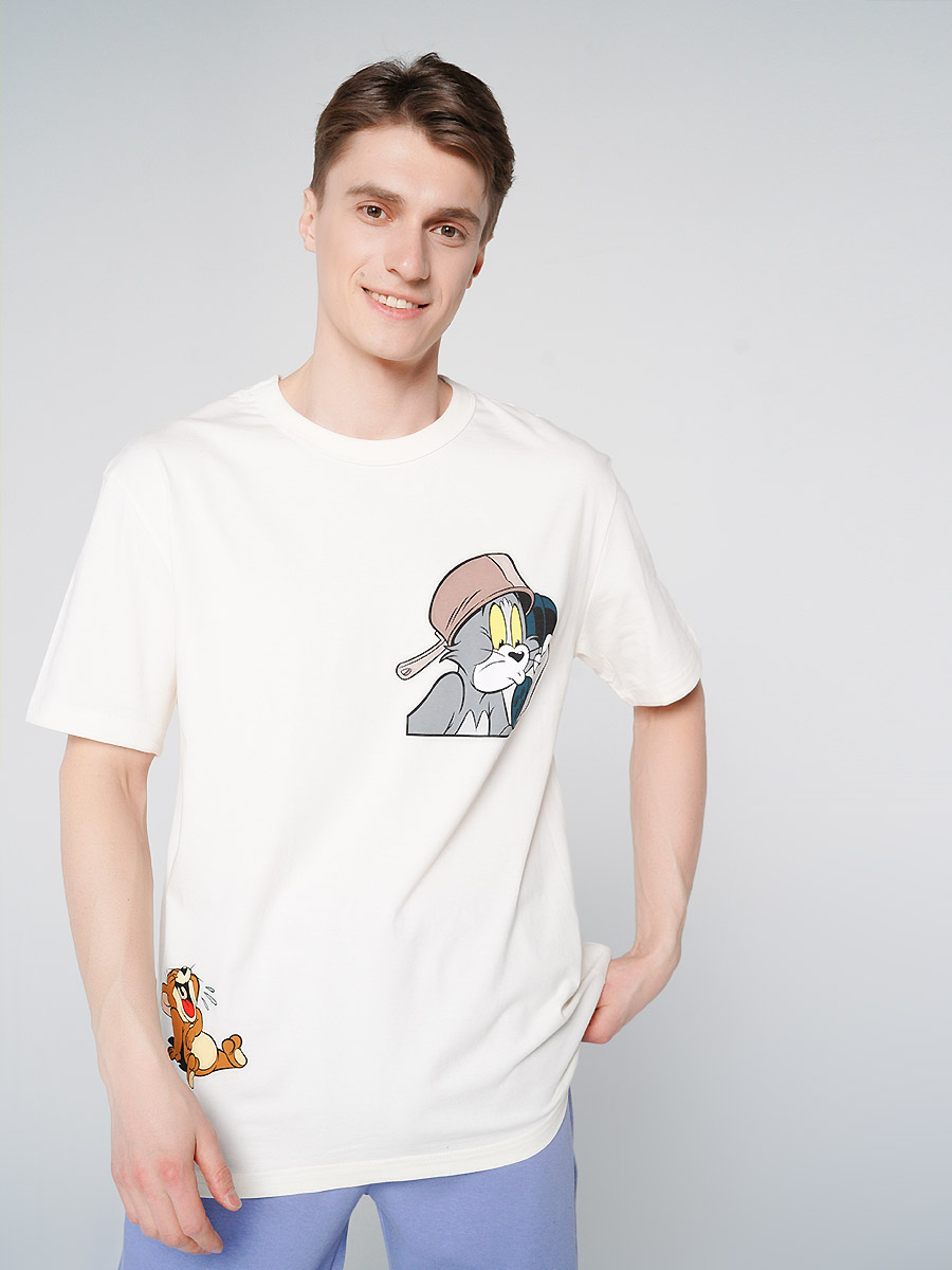 

Футболка мужская 80059 ТВОЕ бежевая 2XL, 80059