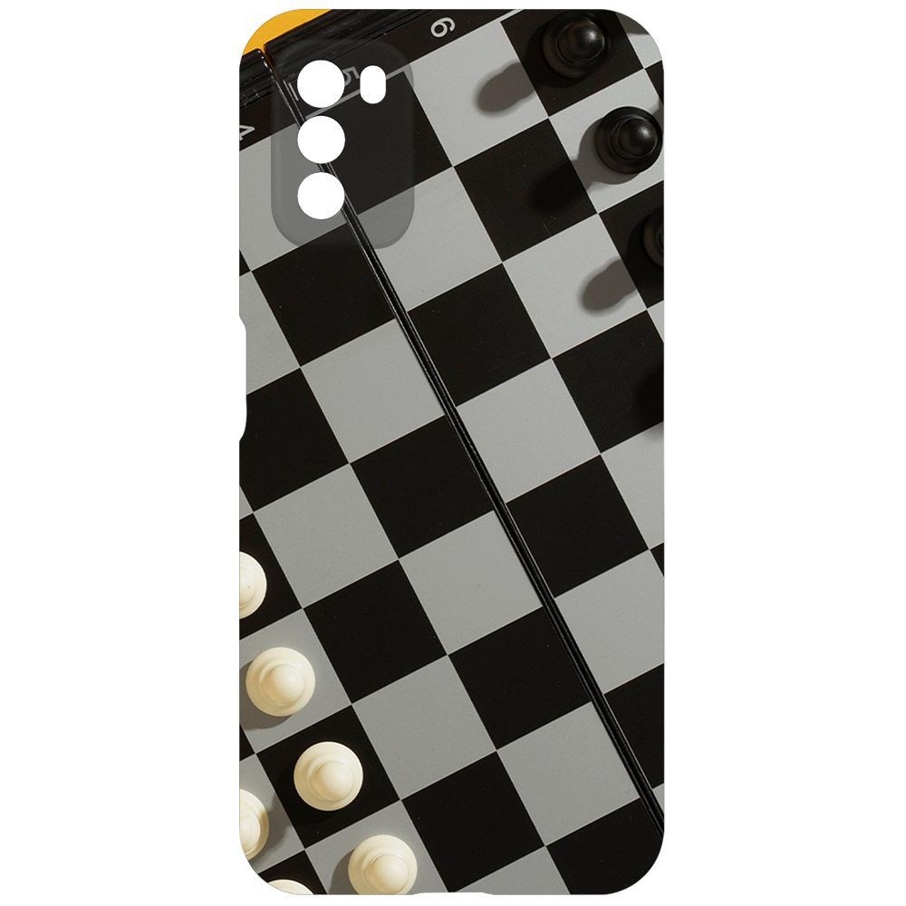 Чехол-накладка Krutoff Soft Case Шахматы для Poco M3