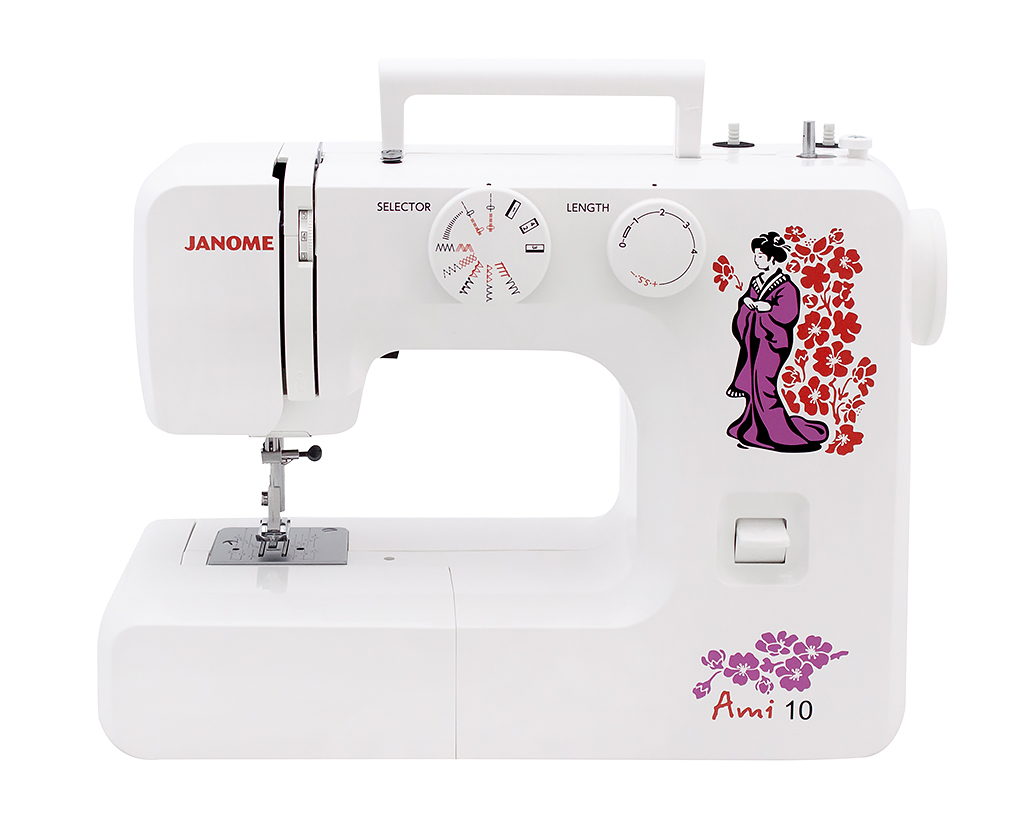 Швейная машина Janome Ami 10 миска стандартная градиент 800 мл фиолетовый