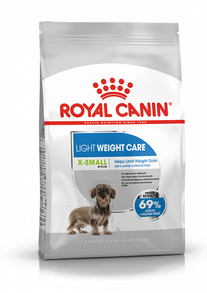 фото Сухой корм для собак royal canin x-small light weight care, 500г