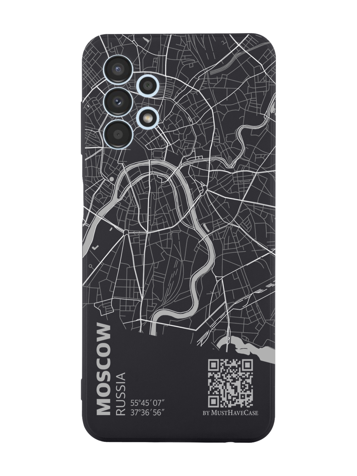 

Чехол MustHaveCase для Samsung Galaxy A13 4G Карта Москвы черный, Серый;черный