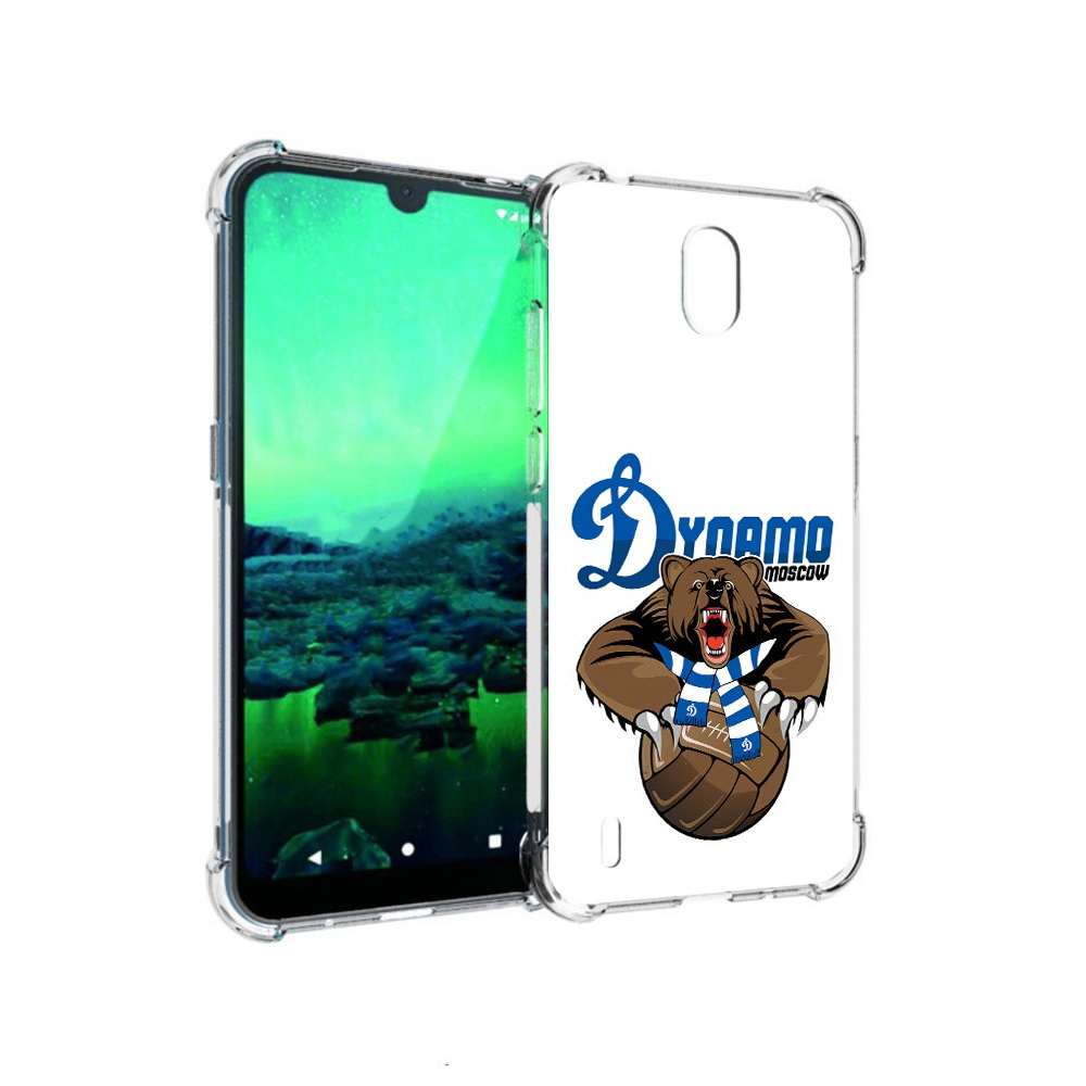 

Чехол MyPads Tocco для Nokia 1.3 ФК Динамо медведь (PT227048.104.175), Прозрачный, Tocco