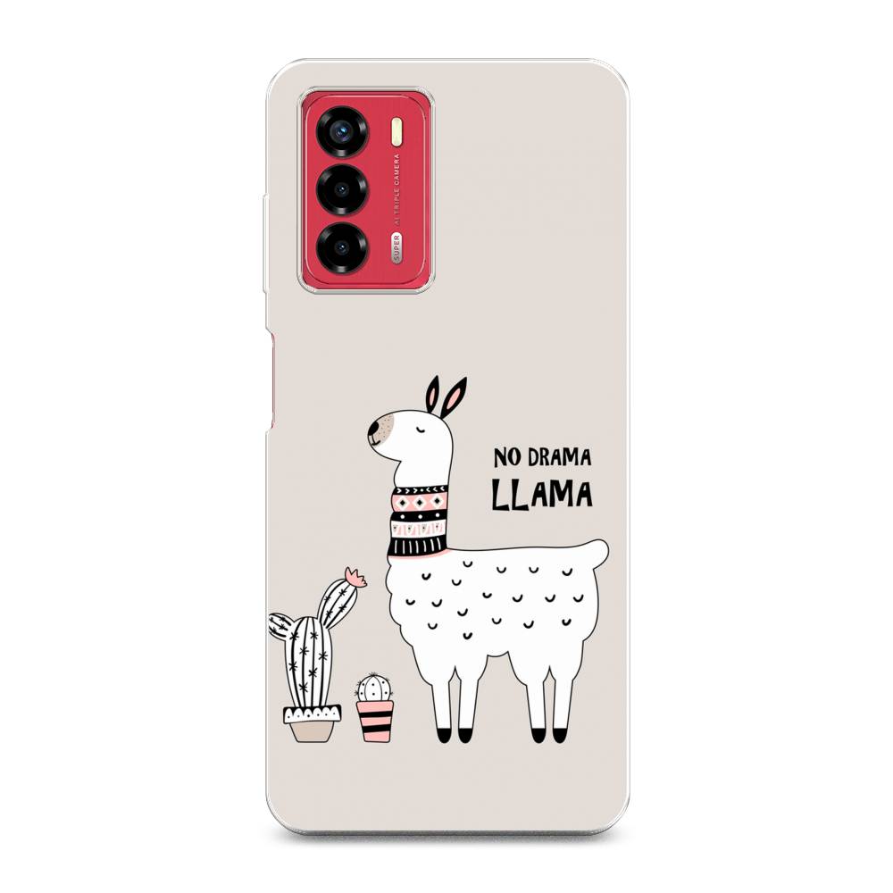 

Чехол Awog на ZTE Blade V40 Vita / ЗТЕ Блэйд V40 Vita "No drama LLama", 135650-2