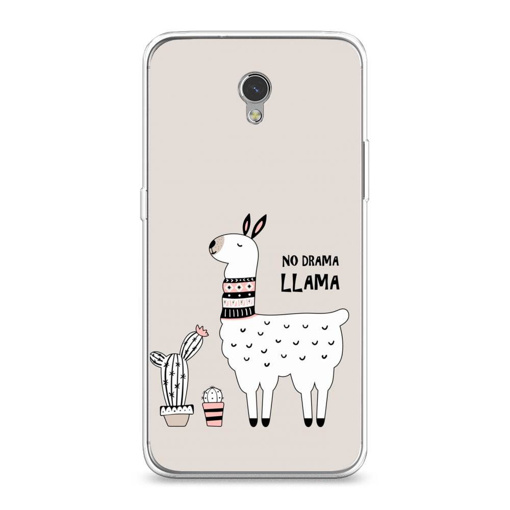 

Чехол Awog на ZTE Blade V7 / ЗТЕ Блэйд V7 "No drama LLama", Разноцветный, 131150-2